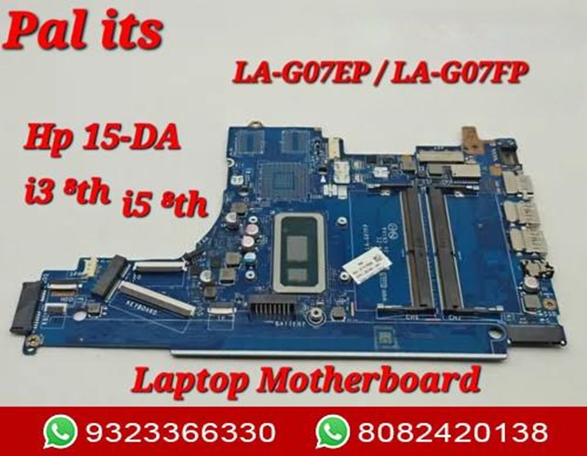 HP 15-DA LA-G07EP/ LA-G07FP LAPTOP MOTHERBOARD